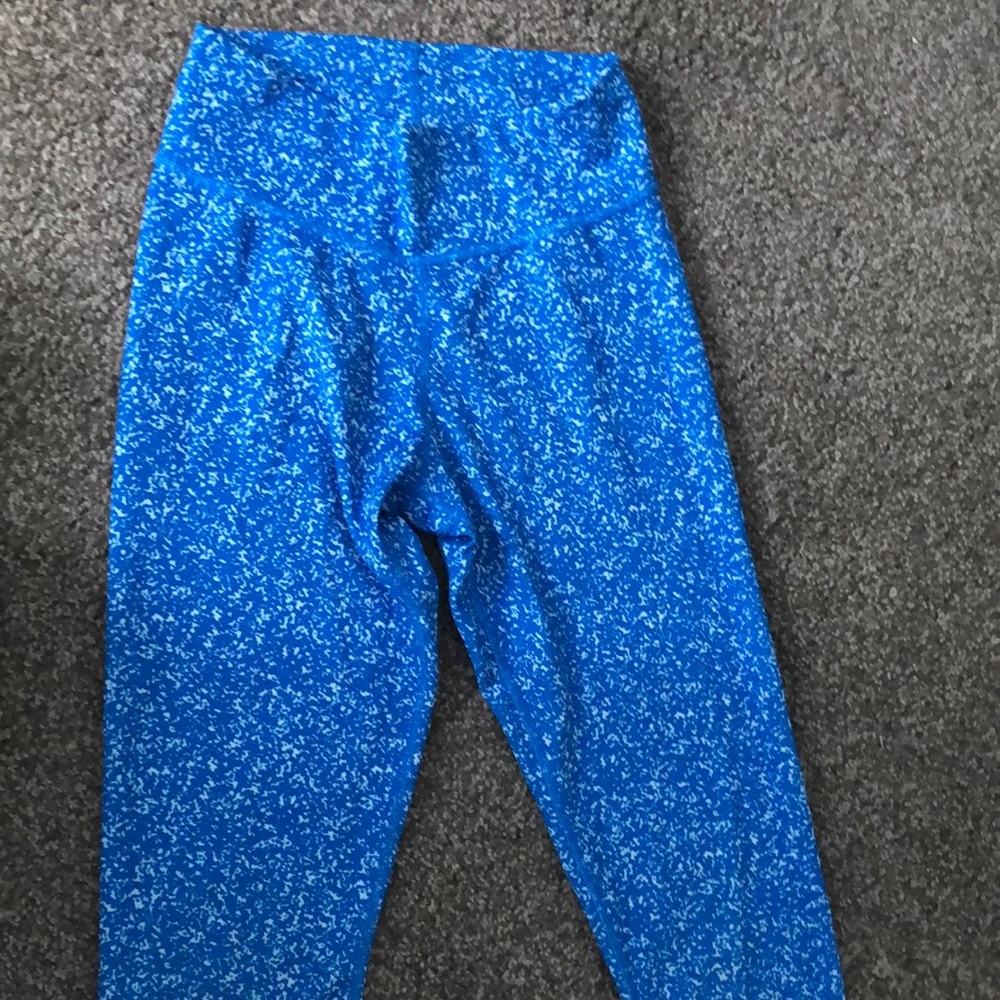 Blue adidas leggings